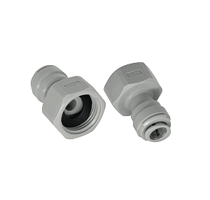 Engate Rápido rosca femea 1/2" BSP x tubo 3/8" - AFAB0607F