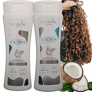 Shampoo e Condicionador Ativadores de Cachos 350ml Galbani