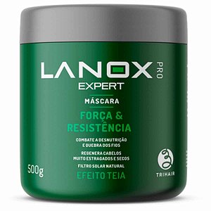 Máscara de Tratamento Capilar Força e Resistência 500g - Lanox