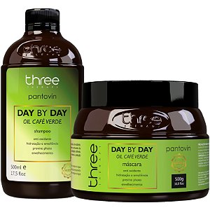 Máscara Day by Day Café Verde 500G - Shampoo Day by Day 500g