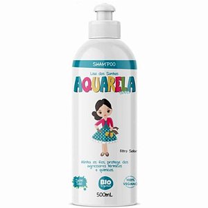 Shampoo Aquarela Teen Liso dos Sonhos Biovegetais - 500ml