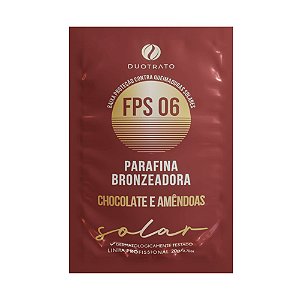 Parafina Bronzeadora em Sachê 20g - Chocolate e Amêndoas