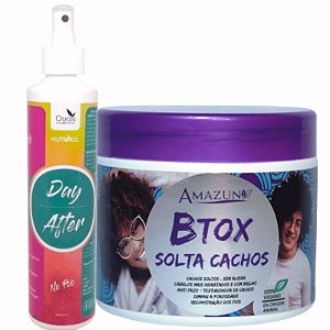 Amazun Botox Solta Cachos 500ml  - Flúido Day After 340ml
