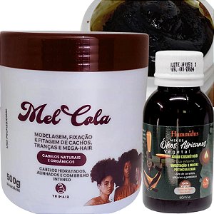 Mel Cola Finalizador 500g + Mix de óleos Africanos 60ml