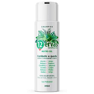 Shampoo 12 Ervas Nutri-Oil - 300 ml