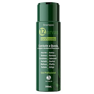Shampoo 12 Ervas Tonificante 300ml - TRIHAIR