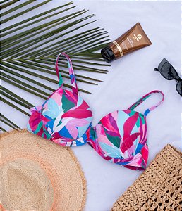 Top de Biquíni Plus Size Estampa Copacabana Diana
