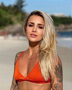 Top de Biquíni Fixo Bio Mare Páprica Elisa