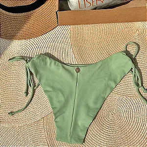 PRÉ-VENDA Calcinha de Biquíni Amanda Verde Sálvia