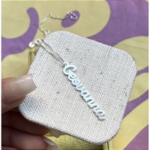 Pingente Letra Caramelo - Joia Personalizada