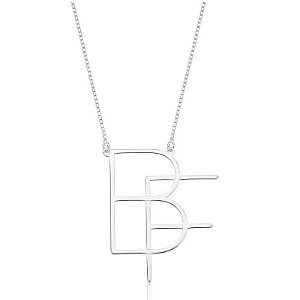 Colar Letrão Duplo Sobreposto - Personalizado