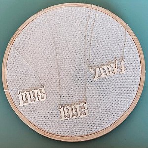 Gargantilha Datas Personalizadas