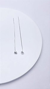 Brinco com Veneziana Coração Liso