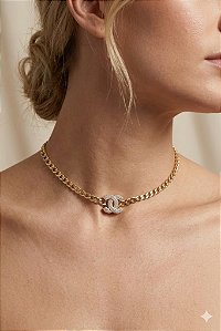 Chocker Inspiração Elos Cravejados