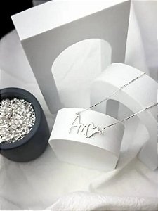 Colar Manuscrito Amor Coração