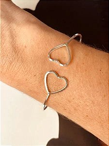 Bracelete 2 Corações
