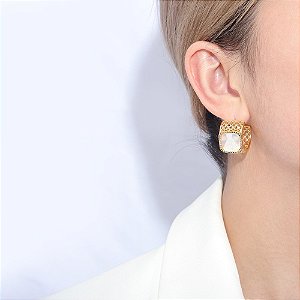 Brinco Argola Nossa Senhora Aparecida