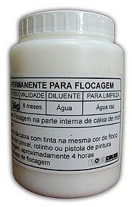 Cola permanente para flocagem - 250g