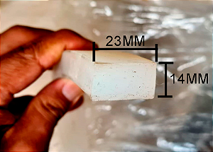 Borracha silicone 23 x 14mm para Seladora (SOLDA DUPLA) FLOCK COLOR