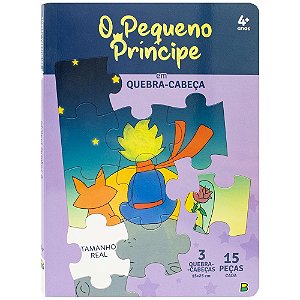 LIVRO QUEBRA-CABEÇA O PEQUENO PRÍNCIPE