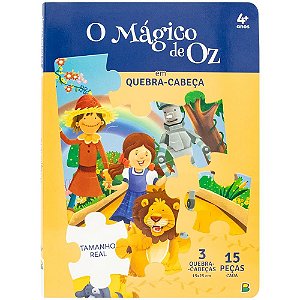 LIVRO QUEBRA-CABEÇA O MÁGICO DE OZ