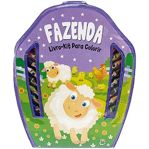 LIVRO-KIT PARA COLORIR: FAZENDA