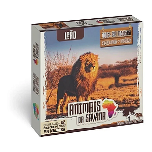 QUEBRA-CABEÇA 100 PEÇAS LEÃO