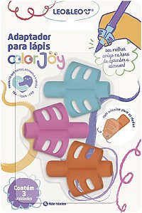ADAPTADOR DE LÁPIS COM ENCAIXE DE DEDO C/ 3 PEÇAS