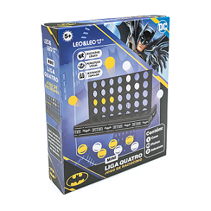 MINI JOGO DE BOLSA LIGA QUATRO JOGO DE RACIOCÍNIO BATMAN