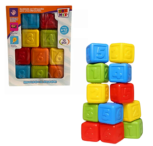 CUBOS COLORIDOS 10PC UN SORTIDO