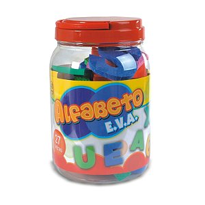 POTE ALFABETO EM EVA - 27 PÇS
