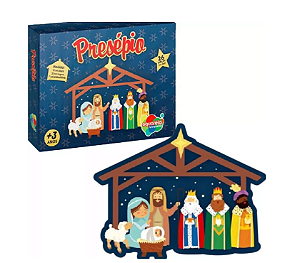 Presépio Nascimento De Jesus 3d Em Mdf Brinquedo Educativo