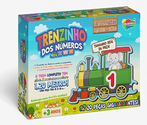 Quebra-cabeça Trenzinho Dos Números 20 Peças