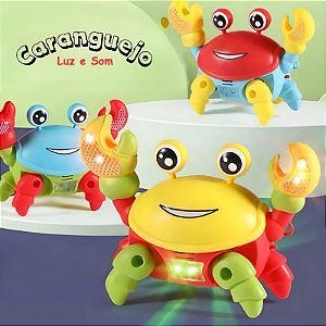 CARANGUEJO FUJÃO DIVERTIDO COM LUZ E SOM