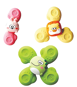 KIT BABY SPINNER 3PCS GIRATÓRIO COM VENTOSA