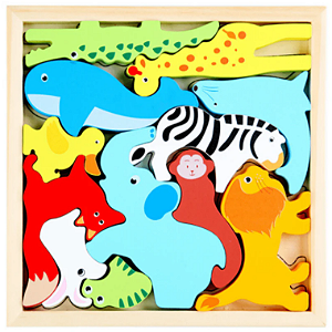 COLECIONE E ENCAIXE ZOOLÓGICO