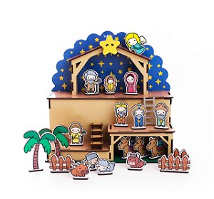 PRESÉPIO INFANTIL NASCIMENTO DE JESUS BABEBI