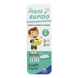 PENSE RÁPIDO - DESAFIOS PARA VÁRIAS IDADES