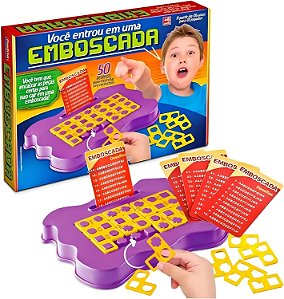 Jogo Emboscada Cilada Plasbrink Estratégia Raciocínio Lógico Família
