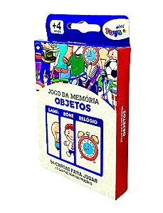 Jogo Da Memória Objetos do Cotidiano 56 Cartas Educativo Infantil