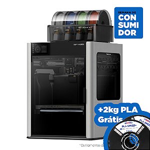 Impressora 3D - Bambu Lab H2D + AMS 2 (Combo) + 2kg PLA Speed+ Branco Pérola