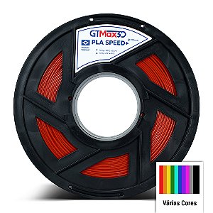 Filamento PLA Speed+ GTMax3D 1.75mm - 1kg - Várias Cores