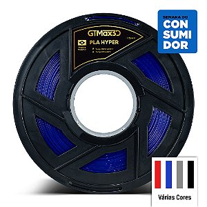 Filamento PLA HYPER HT GTMax3D 1.75mm - 1kg - Várias Cores
