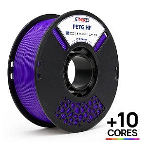 Filamento PETG HF GTMax3D 1.75mm - 1kg - Várias Cores