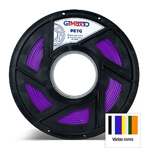 Filamento PETG GTMax3D 1.75mm - 1kg - Várias Cores