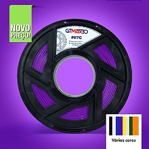 Filamento PETG GTMax3D 1.75mm - 1kg - Várias Cores