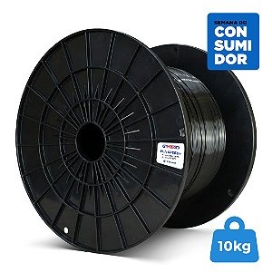 Filamento PLA Speed+ GTMax3D 1.75mm - 10kg - Preto