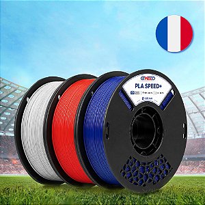 Kit Filamento PLA Speed+ GTMax3D 1.75mm - 3kg - França
