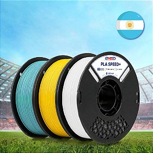 Kit Filamento PLA Speed+ GTMax3D 1.75mm - 3kg - Argentina