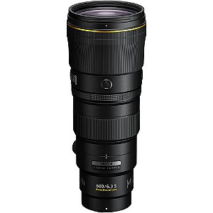 Lente Nikon NIKKOR Z 600mm f/6.3 VR S. Estoque Disponível